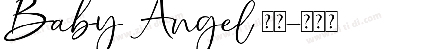Baby Angel 字体字体转换